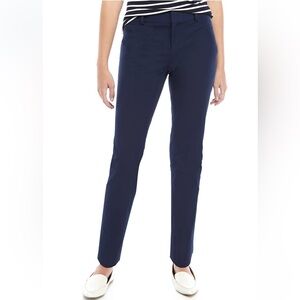 Crown & Ivy Cary Navy Cropped Pants Size 4